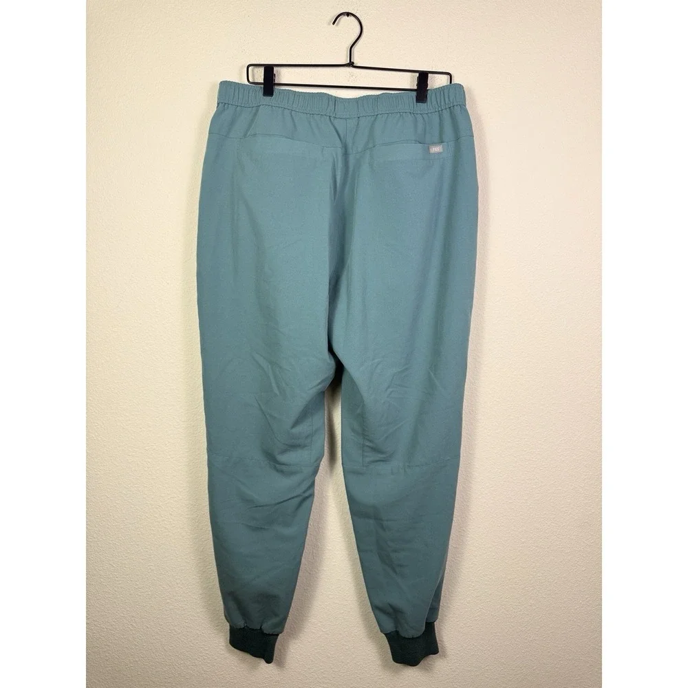 Figs Pants Men's XL Tansen Green Joggers Stretch Technical Collection Scrubs